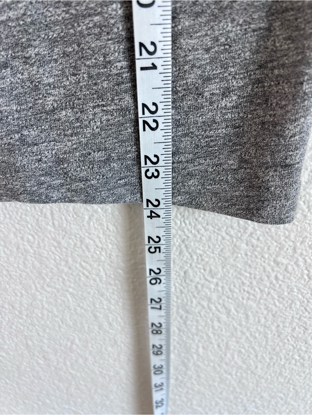 Stateside Women's Grey Slub Crew Neck T-Shirt Heathered Grey Textured Cotton - Picture 5 of 7